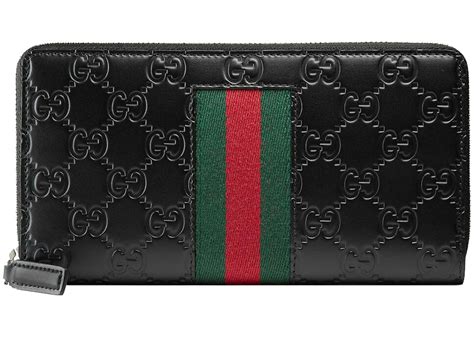 gucci vintage zipper|gucci zip around wallet small.